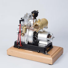 OKMO Hit and Miss Engine Model, 185-Type Micro Single-Cylinder 4-Stroke Gasoline Engine Model for Classic Vintage Tractor (Generator Version)