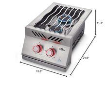 Napoleon BIB12RTNSS Built-In Dual Drop-In Range Burner, 12-Inch, Natural Gas