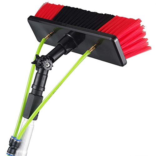 Window Clean, Cleaning Photovoltaic and Solar Panels, Cars, Caravan, Truck, Campers and Buses, Water Brush, 3-12M/6M Rod/30Cm Brush Head