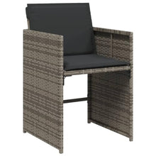 AMBERARD Patio Dining Set Set of 12 Grey PE Rattan 12-Seater Detachable Furniture Set
