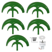 1000W 12V24V Wind Turbine Kit 5 Blade Lantern Vertical Axis Wind Turbine Can Be Used For Wind And Solar Complementary Power Generation With Controller + 100W*2 Solar Panels + Battery ( Color : 12V , S