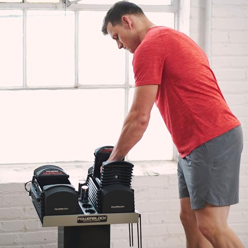 POWERBLOCK Pro 50 Adjustable Dumbbells Black