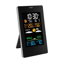 YWMLFZ Weather Station Indoor Outdoor Weather Forecaster with Digital Thermometer Hygrometer with Alarm Clock