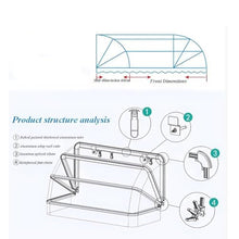 MXJCKSOQ Retractable Outdoor Sun Shade Canopy for Doors & Customizable Patio Umbrella Awning for Garden UV Protection Weather-Resistant Easy Install,Bi-90x35x35cm
