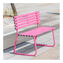 mifortune-e Garden Bench, Outdoor Bench Park Chair Double Patio Leisure Seating,for Patio(Blue,Large)
