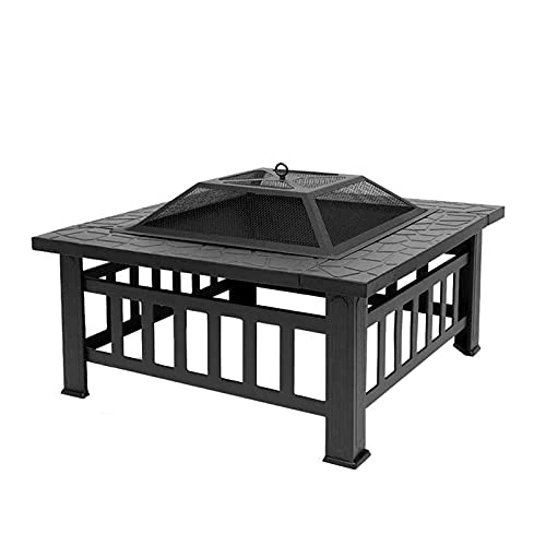 Fire Pit Outdoor fire Pit Table, Wood Burning fire Pit, Courtyard Terrace Wood Burning fire Pit, Bonfire Barbecue Stove