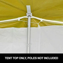 Party Tents Direct 20' x 40' Replacement Weekender Pole Tent Top Yellow