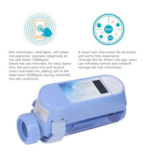 Salt Water Pool Chlorinator,Salt Generator with Salinity Display,Pool Salt Water Chlorinator for Home Pool Electrolytic Salt Chlorine Machine (EC Pro 12)
