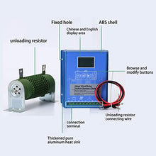 4000W MPPT Wind Solar Hybrid Controller Boost Charger with Dump Load Resistor 12V 24V 48V Wind Solar Hybrid Controller for Wind Power Systems,24v