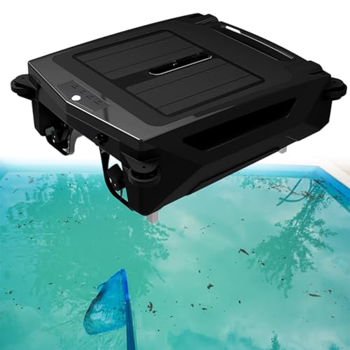 SDdPulse Pool Cleaner Robot with Solar and Rechargeable Dual Mode, Cordless Robotic Pool Cleaner, Smart Pool Skimmer Basket, with Auto-Escape and Auto-Turn