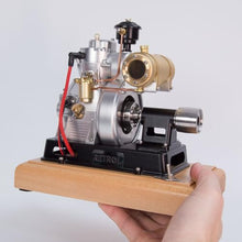 MindXplore RETROL185-Type Micro Single-Cylinder 4-Stroke Engine Model for Classic Vintage Tractor (Pulley Version)