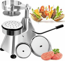 VYUJHNBG 4/5/6-Inch Stainless Steel Burger Press - Commercial Patty Maker for Perfectly Formed Hamburgers - Heavy-Duty Hamburger Smasher for Grill & BBQ