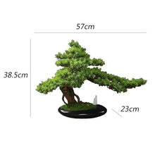 Bonsai Living Room Entrance TV Cabinet Furnishings Simulation Bonsai Coffee Table Desktop Decorative Chinese Feng Shui Ornaments Plant
