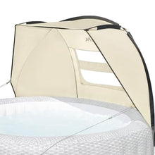 Bestway SaluSpa Sun Shade Canopy with Honolulu Inflatable Hot Tub Honolulu