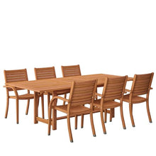 Amazonia 7-Piece Dining Set Eucalyptus