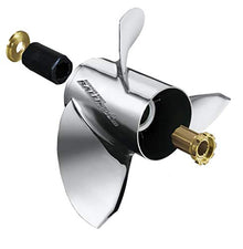 Michigan Wheel Ballistic A-Series 3-Blade Stainless Steel Propeller RH 14-3/8" Diameter x 21" Pitch Black