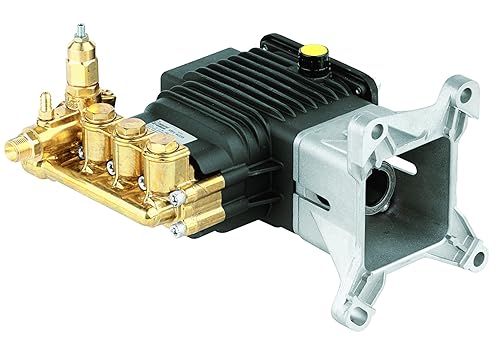 Annovi Reverberi RSV4G40HD-F40EZ - 1” Hollow Shaft Replacement Residential Pump. 4000 PSI, 4 GPM, 3400 RPM. F40 Flange, Easy Start Valve, Thermal Relief, Detergent Outlet, Integrated Brass Unloader