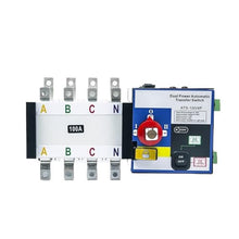 AC220V Control Voltage 100A 4P ATS Generator Dual Power Automatic Transfer Switch for ATS Controller Diesel Genset Parts(300A 4P)