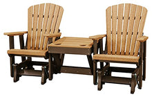 American Furniture Classics OS Home and Office 515CTB-K Double Glider Cedar/Tudor Brown