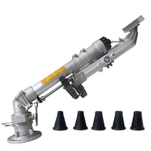Impact Sprinkler Gun Rain Gun Sprinkler for Large Farm 50mm Inlet 360° Adjustable Rotation 95-203.4ft Range for Orchard Wheat Field Dust Suppression StandardModel+1.6mStand