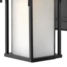 Hinkley Harbor Transitional One Light Medium Outdoor Wall Mount, Satin Black