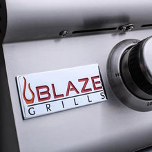 Blaze Outdoor Grill Freestanding 32-Inch Stainless Steel Natural Gas BBQ Grill with 4 Burners, Rear Infrared Burner, Interior Grill Lights, and Heavy Duty Cart - BLZ-4-NG