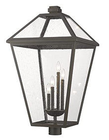 Z-Lite Talbot 4-Light Outdoor Post 240W Oil Rubbed Bronze