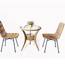 XRHDTQVVIG Dining Room Chair Terrace Creative Simple Iron Rattan Chair Outdoor Garden Backrest Single Furniture