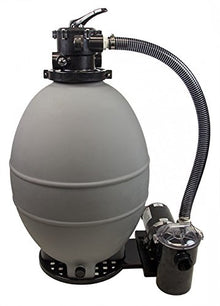 Rx Clear Patriot 24-Inch Sand Filter with 250 Lb Sand Capacity for Above Ground Swimming Pools | 2 HP Niagara Pool Pump Clear