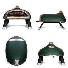 DeliVita Diavolo Outdoor Gas Pizza Oven - Green, Powered by Propane, Butane or Camping Bottles, Includes Accessories: Folding Shovel, Carry Bag, Temperature Gun and Gas Regulator