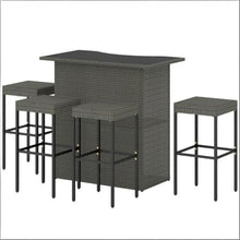 lafengyan Outdoor Bar Furniture Set for Poolside Relaxing Sturdy Build & Stylish Design for Patio Enjoyment