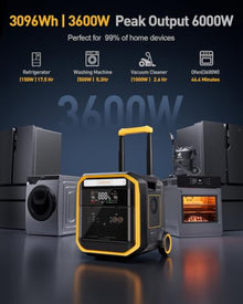 VTOMAN FlashSpeed Pro 3600 Portable Power Station, 3096Wh 3600W LFP Battery