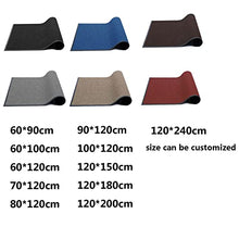 YUHYCOS Commercial-Grade Entrance Mat, Door Mat Indoor/Outdoor, Heavy Duty Doormat Scraper Floor Mat for Home Entrance - Low-Profile Mats for Home, Schools, Cafes, Business(Light Grey,120 * 180cm)
