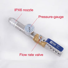 "YJINGRUI Handheld Water Spray Jet Nozzle, Electronic Waterproof Tester Sprinkler, IPX6 Test Device IEC60529 Standard (IPX6 Aperture 12.5mm)"