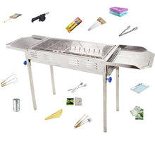 RENJJPBO The Outdoor Barbecue Charcoal BBQ Grill is Durable and Easy to Clean. The Stainless Steel Grilling Mesh is Finely Processed and Durable,