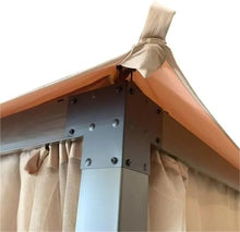IRTGFHJE Gazebo Canopy Replacement Replacement Canopy Top Cover Beige Gazebo