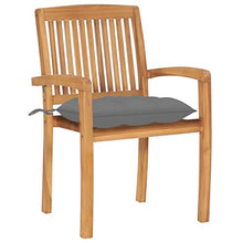 YITHOPI Garden Stackable Solid Wood Chairs,Outdoor Dining Seat,Patio Solid Wood Set Chairs,Outdoor Furniture,Outdoor Patio Chairs,Patio Dining Chairs,with Cushions 8 pcs Solid Teak Wood