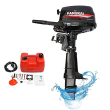TBVECHI 6.5 HP 4-Stroke Outboard Motor Tiller Shaft Boat Engine