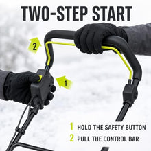 40V Cordless Snow Blower, 4 Batteries and 2 Chargers Included