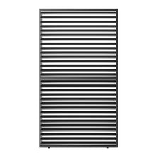 Kaimei Aluminum Louver Grille for Pergola Shade 1/3 Coverage 13FT Black