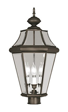 Livex Lighting 2364-07 Post Light Fixture, Bronze