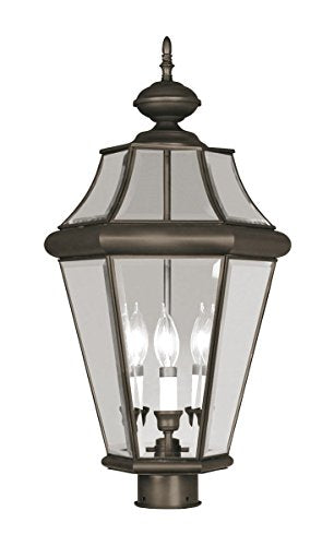 Livex Lighting 2364-07 Post Light Fixture, Bronze