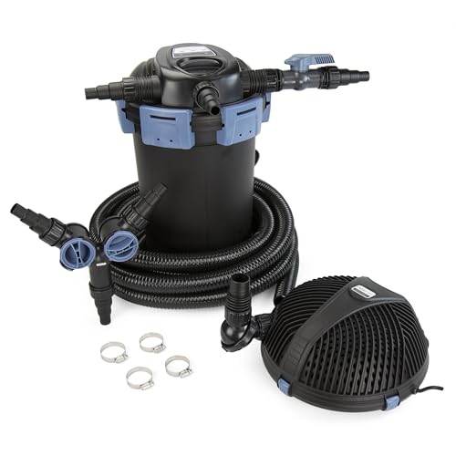 Aquascape UltraKlean 3500 Filtration Kit for Pond and Water Features, Black, 95060
