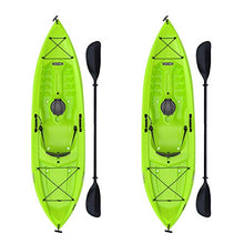 Lifetime Tioga Sit-On-Top Kayak with Paddle (2 Pack) Lime
