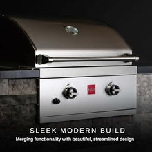 Fuego F27S-B-NG F27S-B 304SS Built-in Gas Grill, Stainless Steel