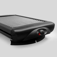 OISNGWNG Electric Indoor Grill & Searing with BBQ Barbecue Oven Roasting Pan Temperature Control for Indoor/Outdoor Camp, 1200W、black