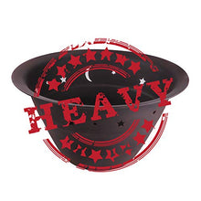 WeCooper Cast Iron Fire Pits,29inch,Round,Deep,with Mesh Screen & Poker