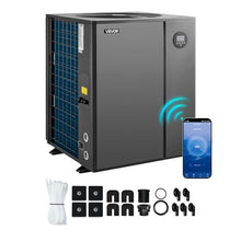 VEVOR 88850 BTU Inverter Pool Heat Pump, All-DC Technology Electric Heater for In-Ground Pools up to 22,454 Gal, WiFi & App Remote Control, Smart Multiple Protection for Year-Round Swimming