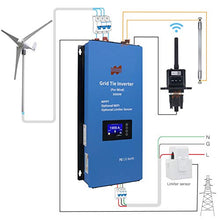 Mars Rock 2000W Wind Grid Tie Inverter with Limiter, Pure Sine Wave Inverter,Converts 45-90V DC Input to 240V AC Output,Perfectly Compatible with Home Wind Power Systems