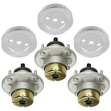 SamLng Universal Mower Deck Spindle & Pulley Kit, 6-Pack - Replacement Part #AM144608, Fits Z315E, X330, X570, X710 Series 48-60" Decks
